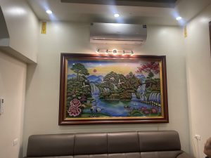 tranh đá quý phong cảnh